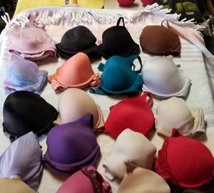 Lot 25 bras Victoria secret, pink, other